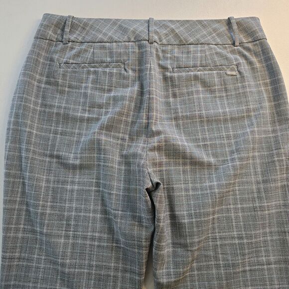 Calvin Klein Dress Slacks Women's 14 Check Pattern Gray Black & White - Picture 12 of 16